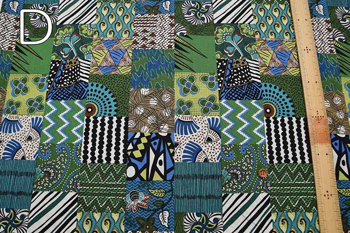 Cotton seating print fabric African tone lattice - nomura tailor