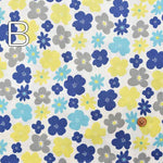 Cotton seating print fabric Scandinavian flower 1 - nomura tailor