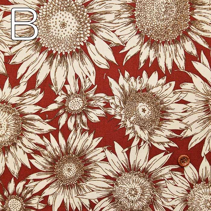 Cotton Ox Print Fabric Sunflower - nomura tailor