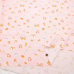 Cotton double gauze print fabric Otter - nomura tailor