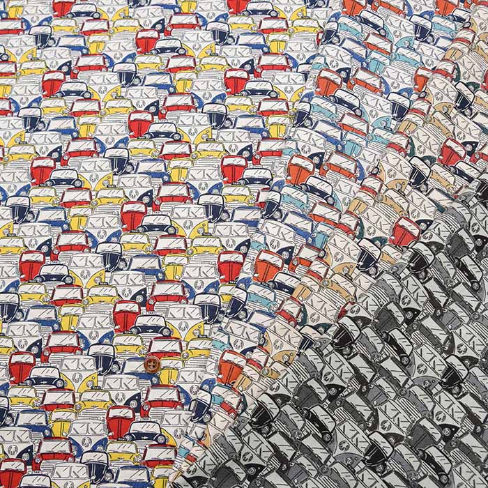 Cotton Seating Printed Fabric Classic Car - nomura tailor