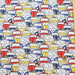 Cotton Seating Printed Fabric Classic Car - nomura tailor