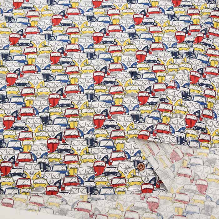 Cotton Seating Printed Fabric Classic Car - nomura tailor