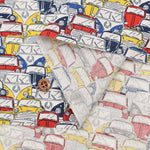 Cotton Seating Printed Fabric Classic Car - nomura tailor