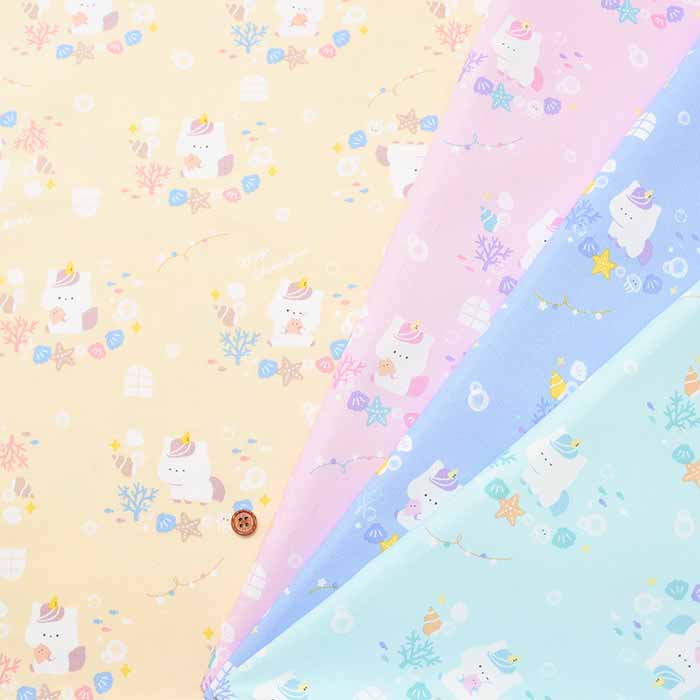 Cotton Ox Printed Fabric My Unicorn - nomura tailor