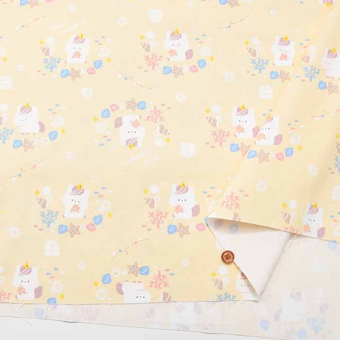 Cotton Ox Printed Fabric My Unicorn - nomura tailor