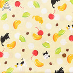 Cotton sheeting print fabric WA Monogatari Anmitsu Neko - nomura tailor