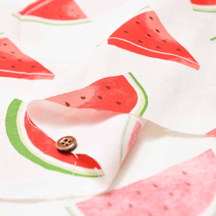 Cotton Seating Printed Fabric Watermelon - nomura tailor