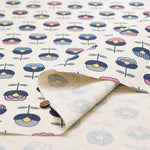 C/L Canvas Printed Fabric Flower - nomura tailor