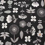 C/L Canvas Printed Fabric Nordic Forest Big Flower - nomura tailor