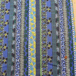 Cotton sheeting print fabric Ethnic stripe - nomura tailor