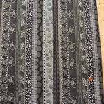 Cotton sheeting print fabric Ethnic stripe - nomura tailor