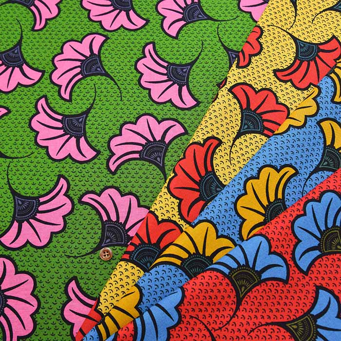 Cotton sheeting print fabric African - nomura tailor