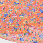 Cotton broadcloth printed fabric Benigata style - nomura tailor