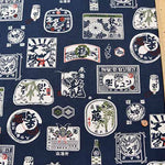 Cotton 11 canvas printed fabric Liquor store style - nomura tailor