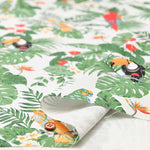 Cotton Ox Printed Fabric Tropical Bird - nomura tailor