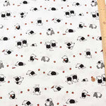 Cotton seamed printed fabric Anteater - nomura tailor