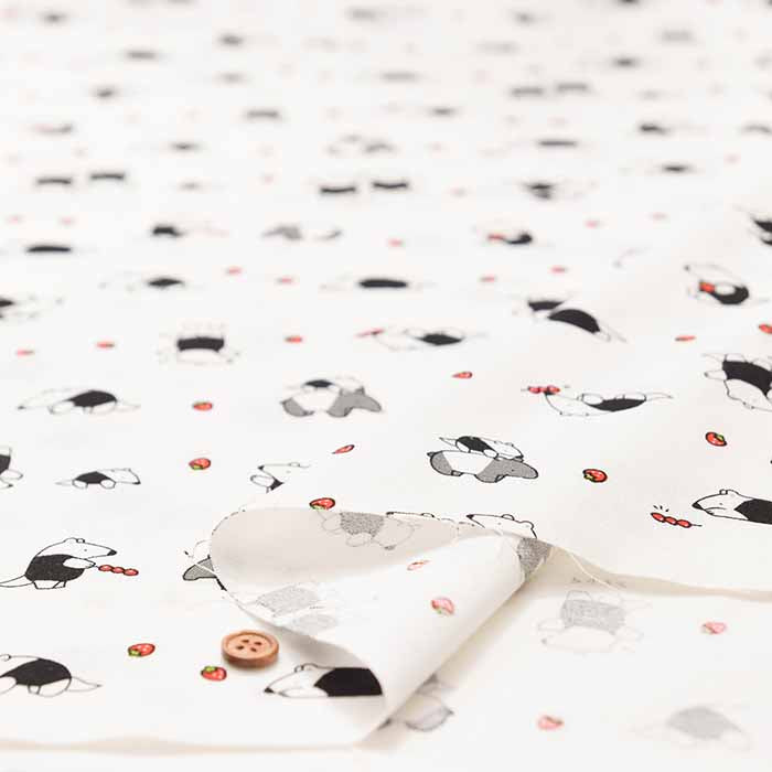 Cotton seamed printed fabric Anteater - nomura tailor