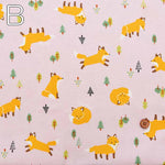 Cotton Ox Printed Fabric Fox - nomura tailor