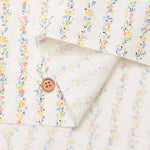 Cotton sheeting printed fabric Onge Bouguet - nomura tailor