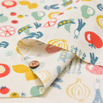 Cotton sheeting printed fabric Chickpeas - nomura tailor