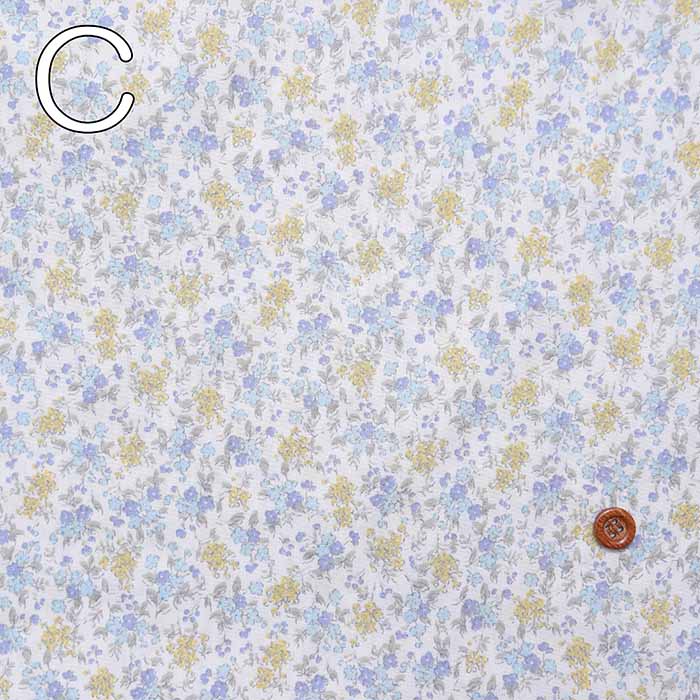 T/C print fabric Petit Flower - nomura tailor