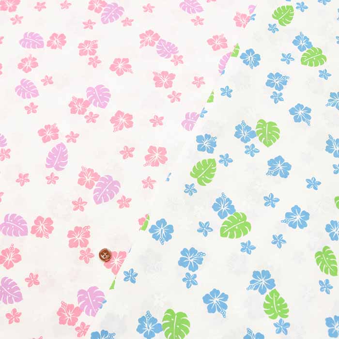 Cotton Scare Printed Fabric Hawaiian - nomura tailor