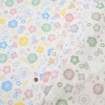 Cotton shirting printed fabric Flower - nomura tailor