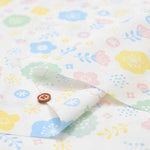 Cotton shirting printed fabric Flower - nomura tailor