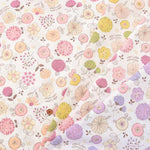 Cotton sheeting print fabric Flower - nomura tailor