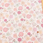 Cotton sheeting print fabric Flower - nomura tailor