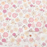 Cotton sheeting print fabric Flower - nomura tailor