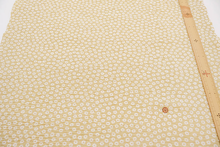 T/C Ripple Printed Fabric - Petit Flower - nomura tailor
