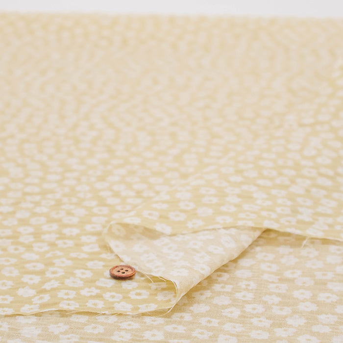 T/C Ripple Printed Fabric - Petit Flower - nomura tailor