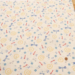Cotton Ripple-printed Fabric - Japanese Style Dragonfly - nomura tailor