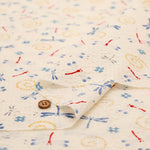 Cotton Ripple-printed Fabric - Japanese Style Dragonfly - nomura tailor