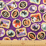 Cotton Scare Printed Fabric - Halloween - nomura tailor