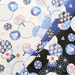 Cotton Shantung Print Fabric - Happi - nomura tailor