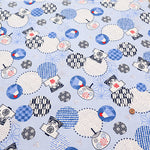 Cotton Shantung Print Fabric - Happi - nomura tailor