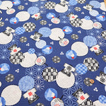 Cotton Shantung Print Fabric - Happi - nomura tailor