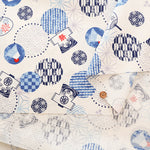 Cotton Shantung Print Fabric - Happi - nomura tailor