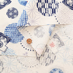 Cotton Shantung Print Fabric - Happi - nomura tailor