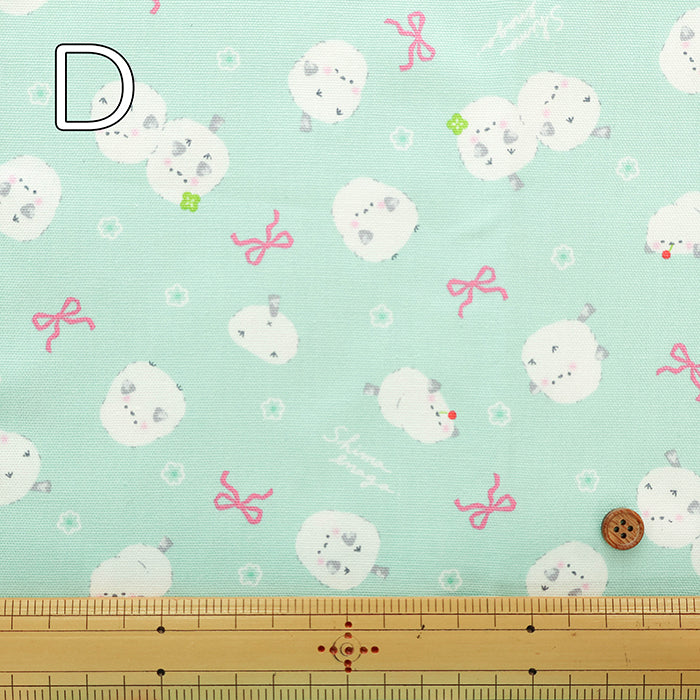 Cotton Oxford Fabric- Shimaenaga Bird - nomura tailor