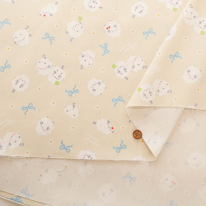 Cotton Oxford Fabric- Shimaenaga Bird - nomura tailor