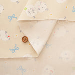 Cotton Oxford Fabric- Shimaenaga Bird - nomura tailor