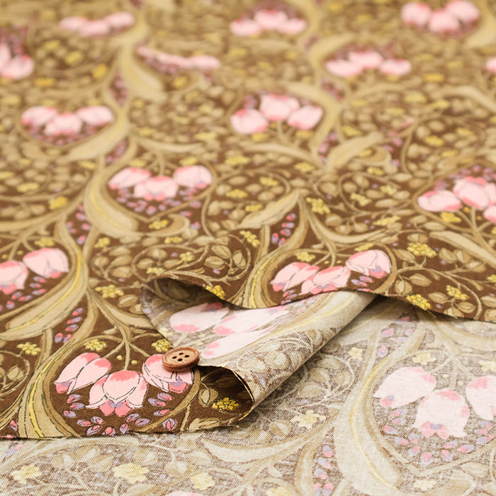 Cotton Scare Printed Fabric - Tulip - nomura tailor