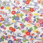 Cotton Broad Printed Fabric - Bingata Style - nomura tailor