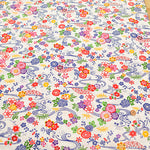 Cotton Broad Printed Fabric - Bingata Style - nomura tailor