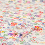 Cotton Broad Printed Fabric - Bingata Style - nomura tailor