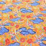 Cotton Broad Printed Fabric - Bingata Style - nomura tailor